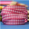 Order  10mm Gingham Ribbon - Shocking